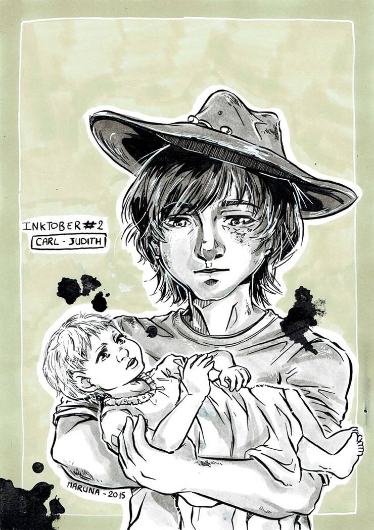 The Walking Dead These Pieces Carl and Judith Fan Art Will Give You All The Feels The Walking Dead These Pieces Carl and Judith Fan Art Will Give You All The Feels